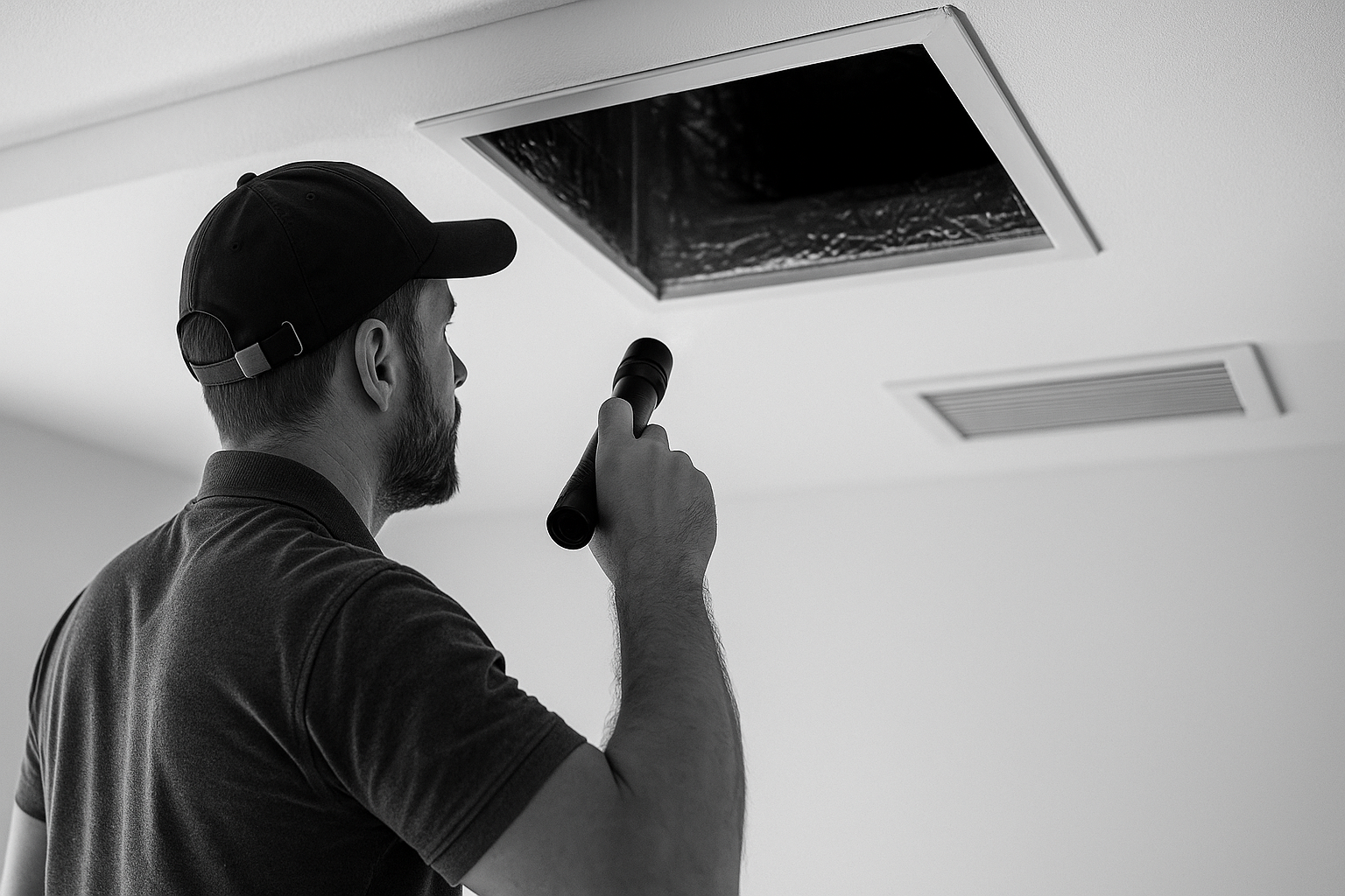 AC duct inspection dubai