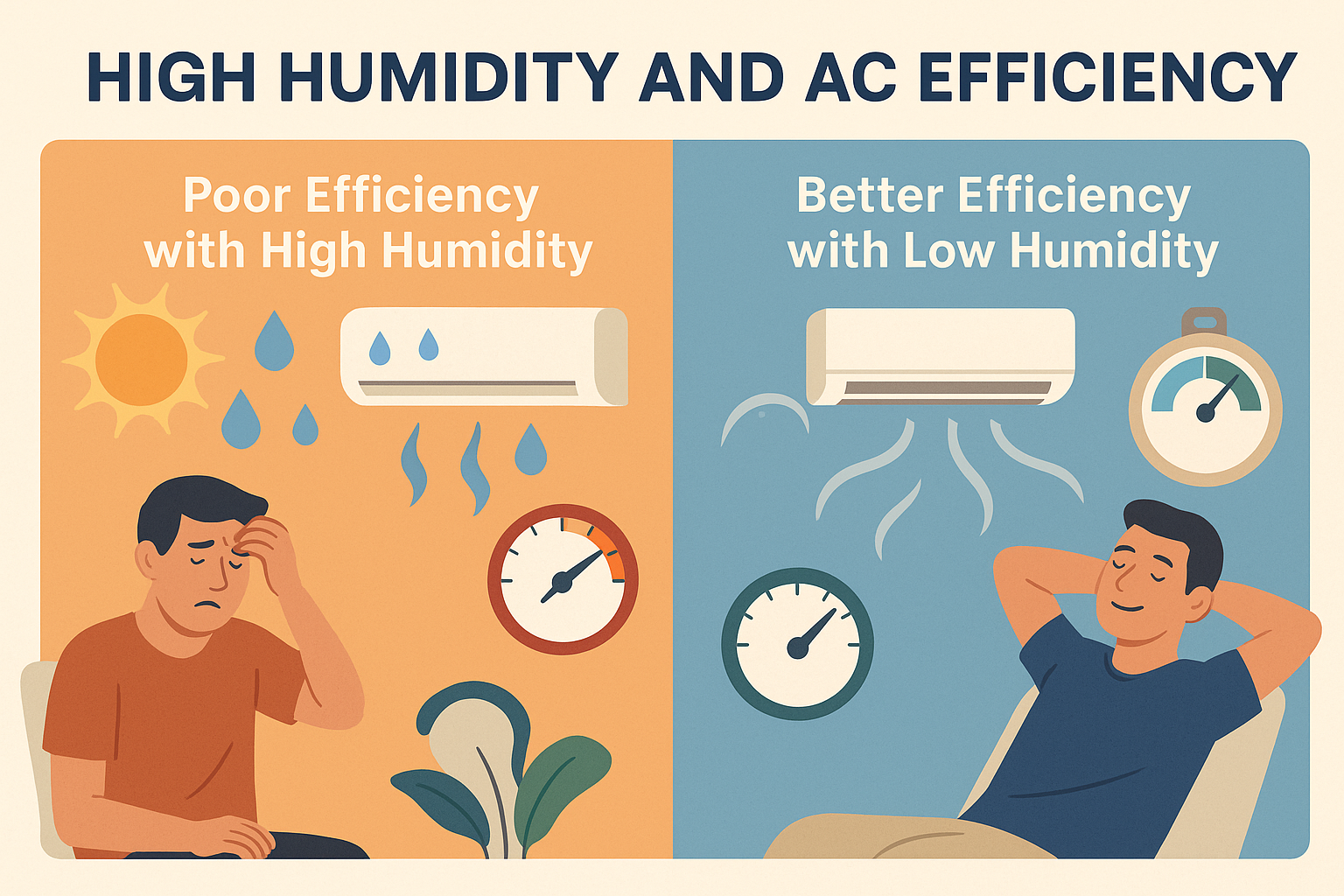 how humidity affects ac cleaning needs