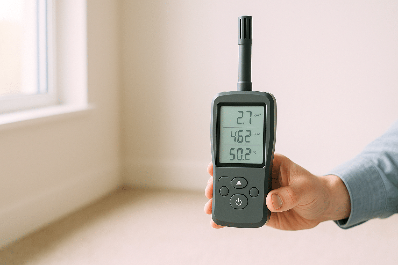 indoor air quality testing process