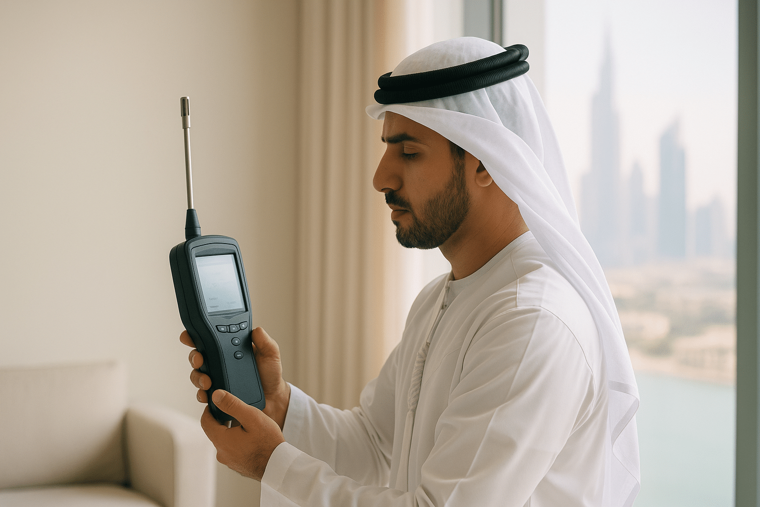 certified indoor air quality testing dubai