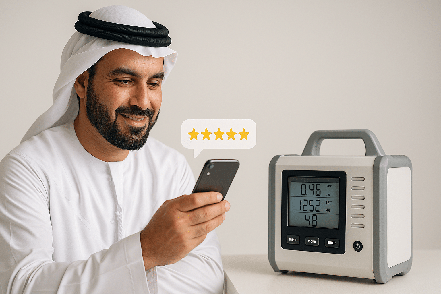 customer reviews IAQ testing Dubai