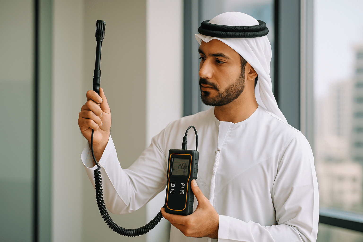 professional indoor air quality testing dubai