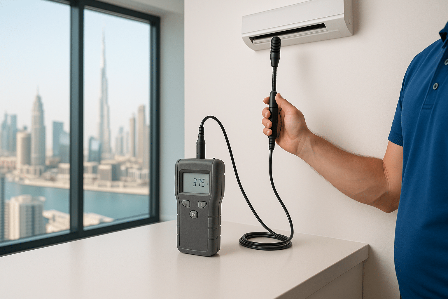 iaq testing process Dubai