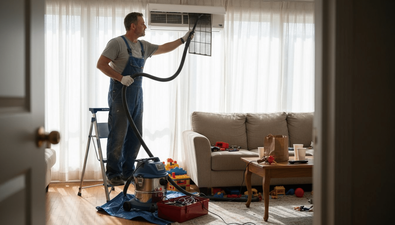 why ac cleaning reduces allergies